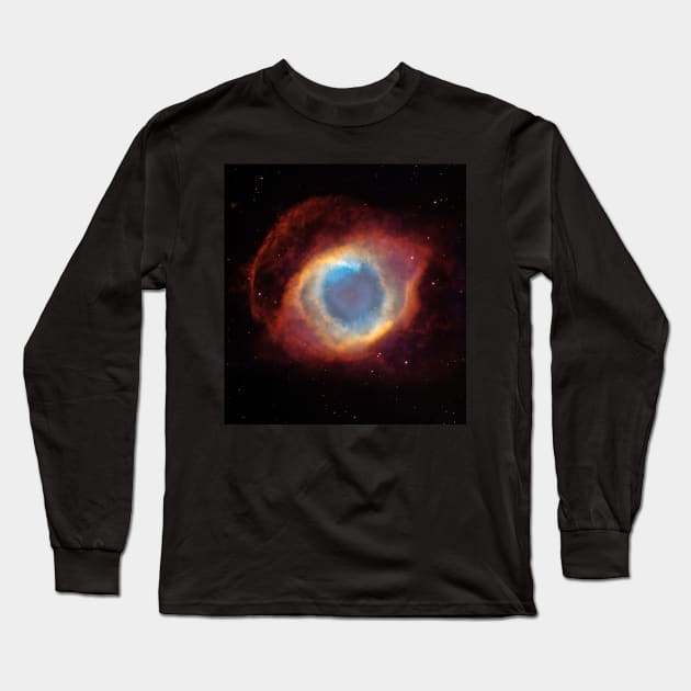 The Helix Nebula: NGC7293 (2004) Long Sleeve T-Shirt by Amanda1775